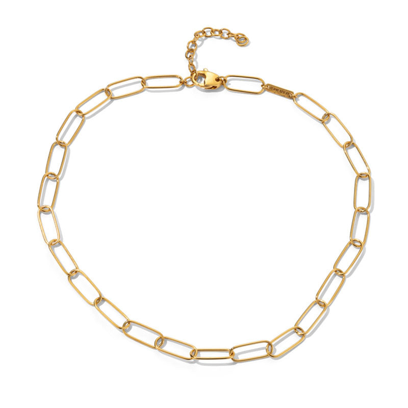 Ancona Chain Necklace, Gold
