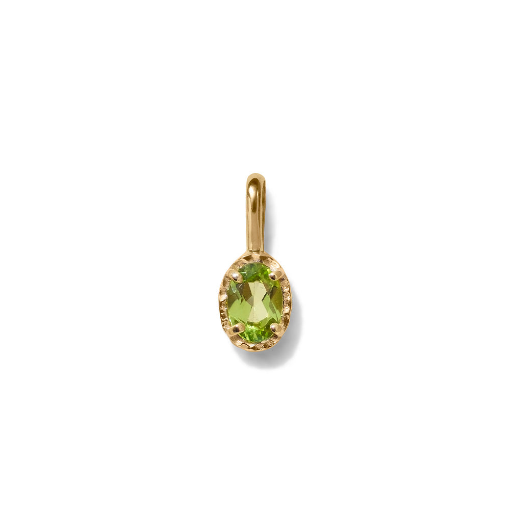 Ceres Pendant, Peridot, 9kt Yellow Gold
