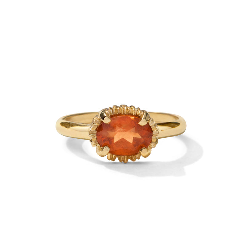 Ceres Rings Ceres Mandarin Garnet Ring in 9kt Yellow Gold – Kerry Rocks Jewellery