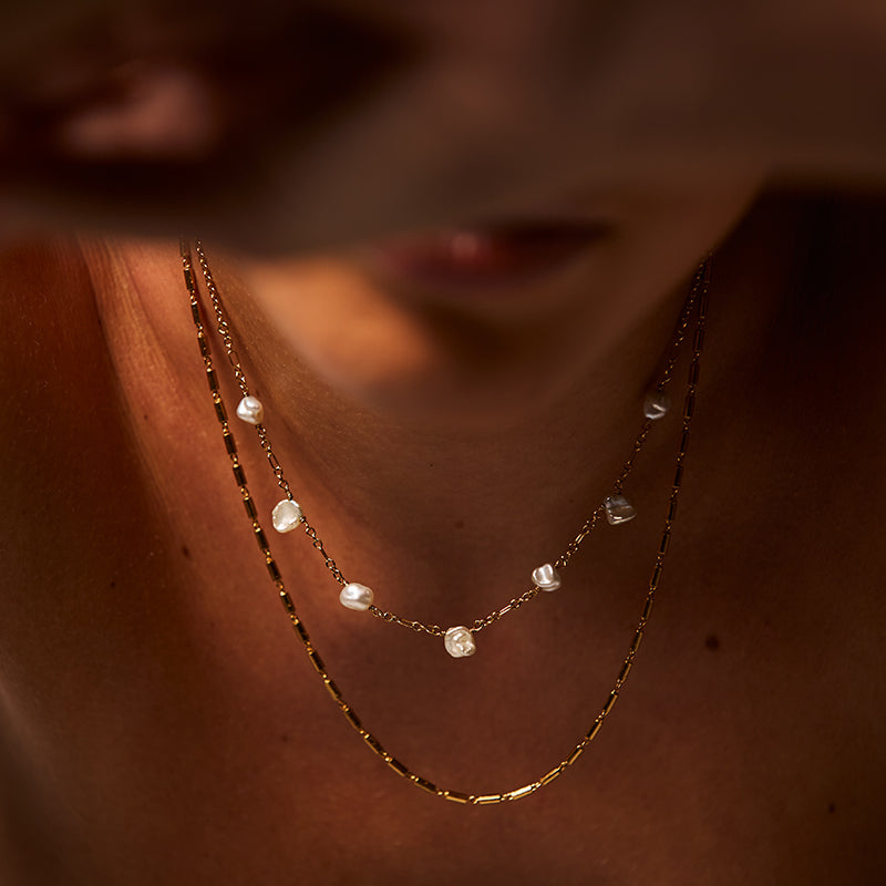 Delos Chain Necklace, Silver