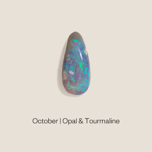 Opal Tourmaline October Birthstone Jewellery