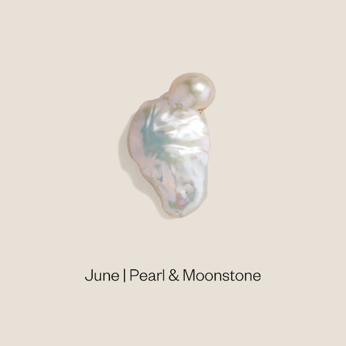 Pearl Moonstone June Birthstone Jewellery