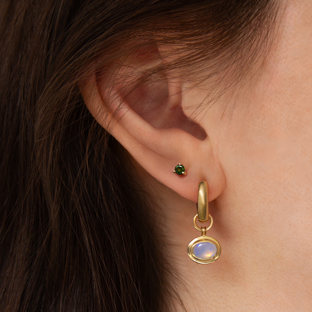 Greco Charm, Opal, Gold
