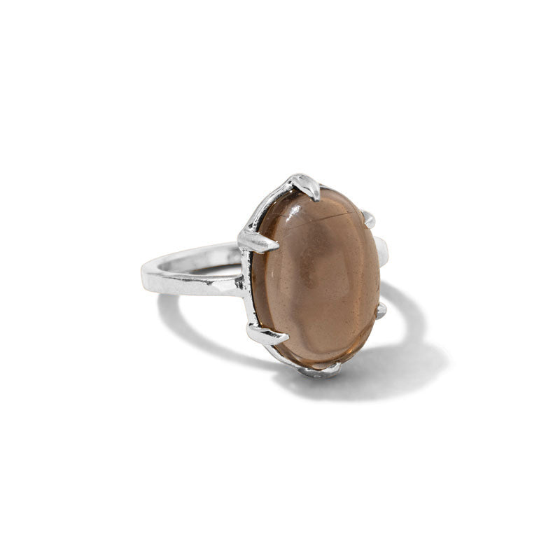 Helene Ring, Smokey Quartz, Silver