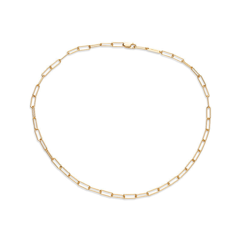 Ios Chain Necklace, 9kt Yellow Gold