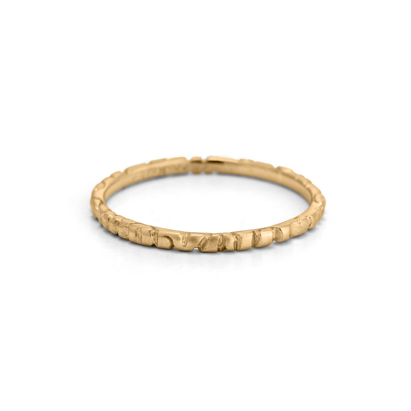 Linea Band, Narrow, 9kt Yellow Gold