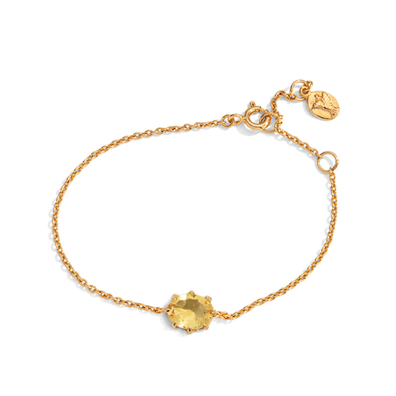 Marie Bracelet, Citrine, Gold