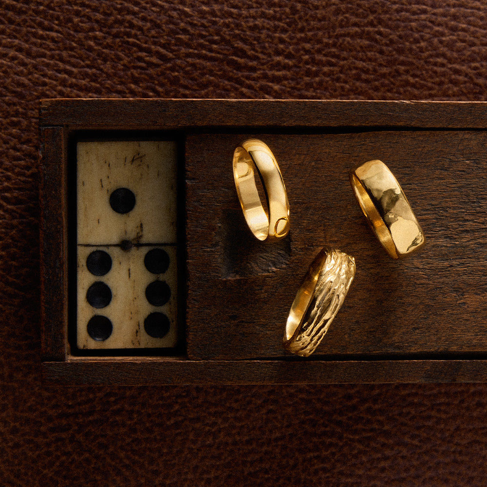Incus Band, 5.5mm, Solid Yellow Gold