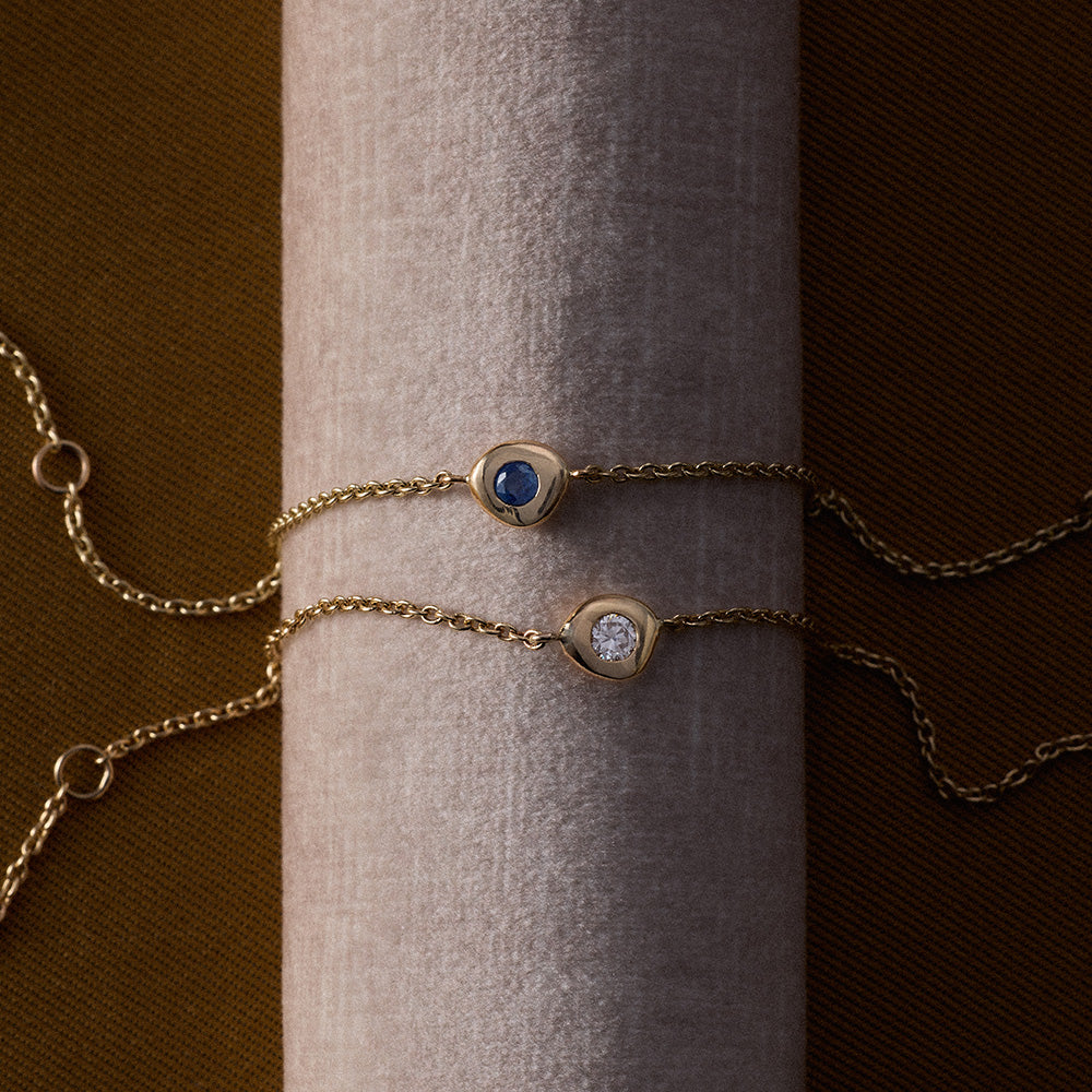 Organica Bracelet, Diamond, 9kt Yellow Gold