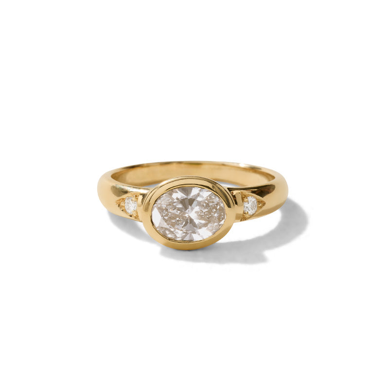 Pallas Ring, Diamond, Solid Yellow Gold