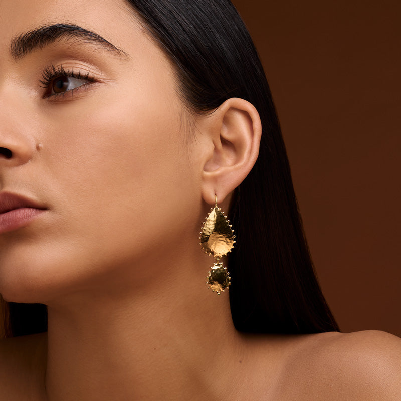 Soleil Duo Earring, Gold