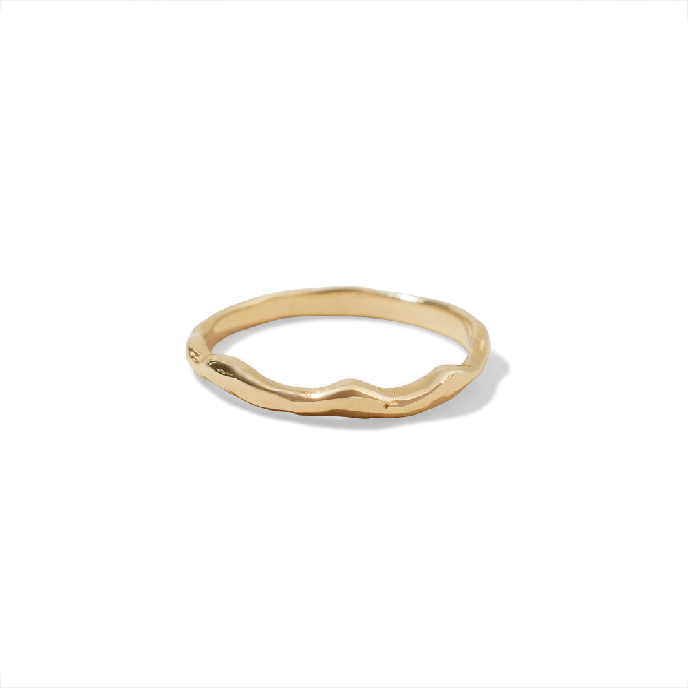 Trilogy Stack Band, 9kt Yellow Gold
