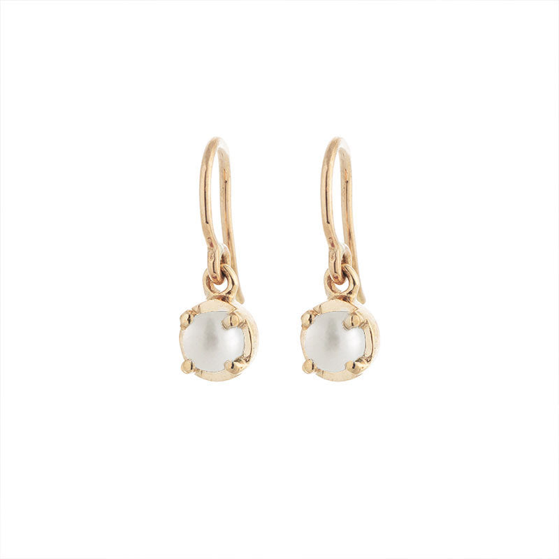 Winkie Earring, Pearl, Gold