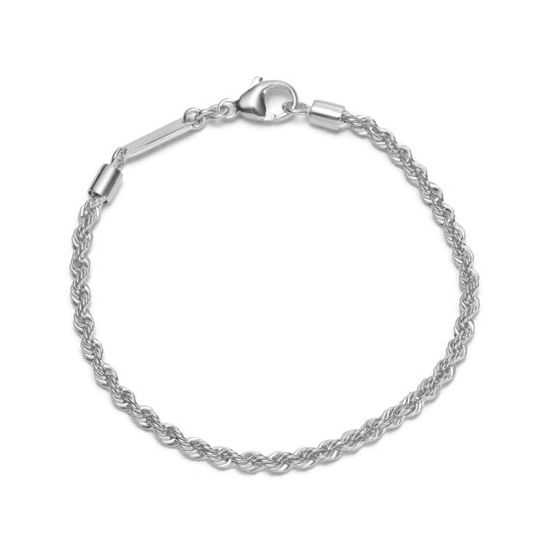 Rope Bracelet, Silver