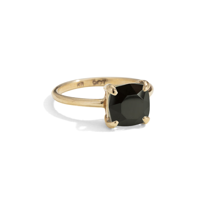 Mini Kara Ring, Black Onyx, Gold