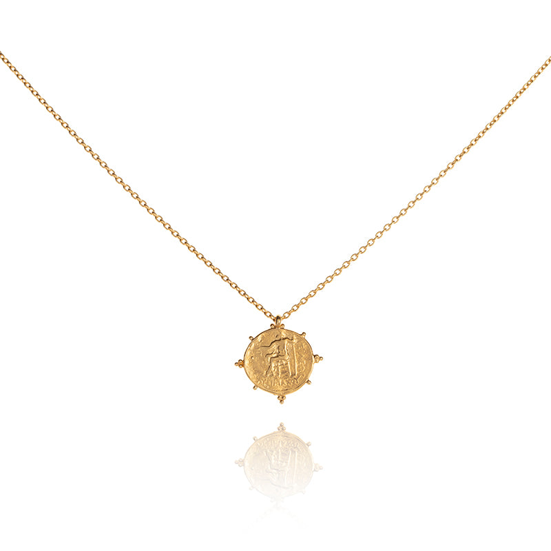Grecian Necklace, Gold