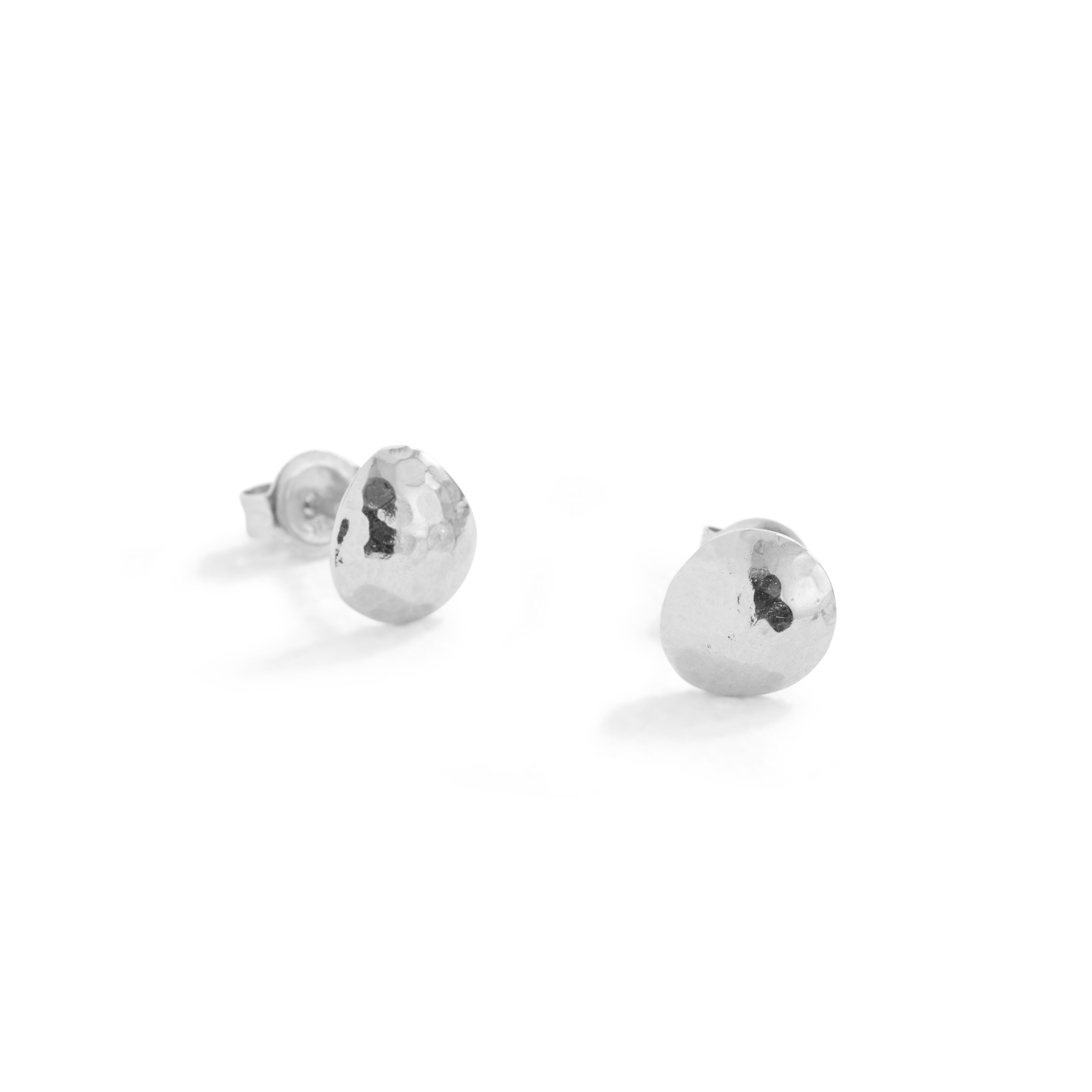 Dune Stud, Small, Silver