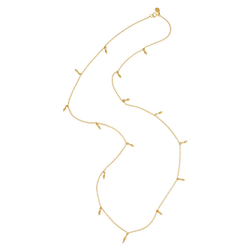 Mercy Necklace, Long, Gold