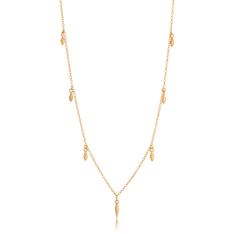 Mercy Necklace, Short, Gold