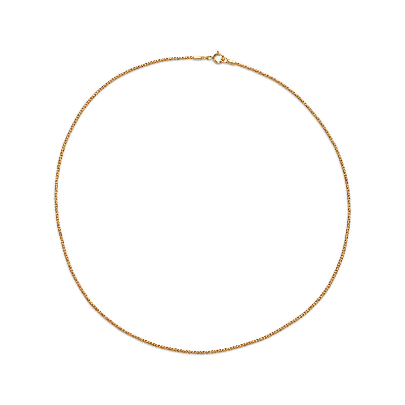 Rope Thin Chain Necklace in Gold – Kerry Rocks Jewellery