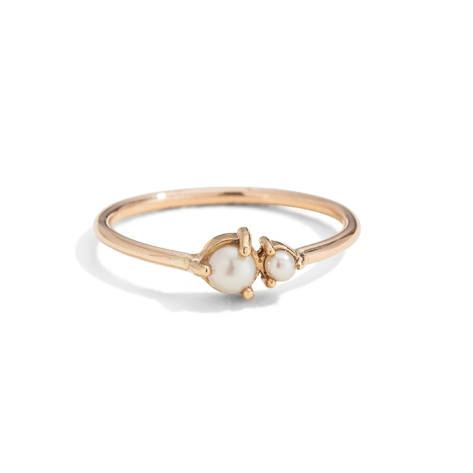 Unity Ring, Pearl, 9kt Yellow Gold