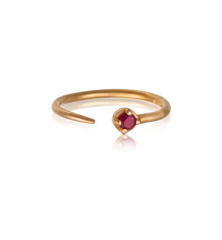 Winkie Ring, Ruby, Gold