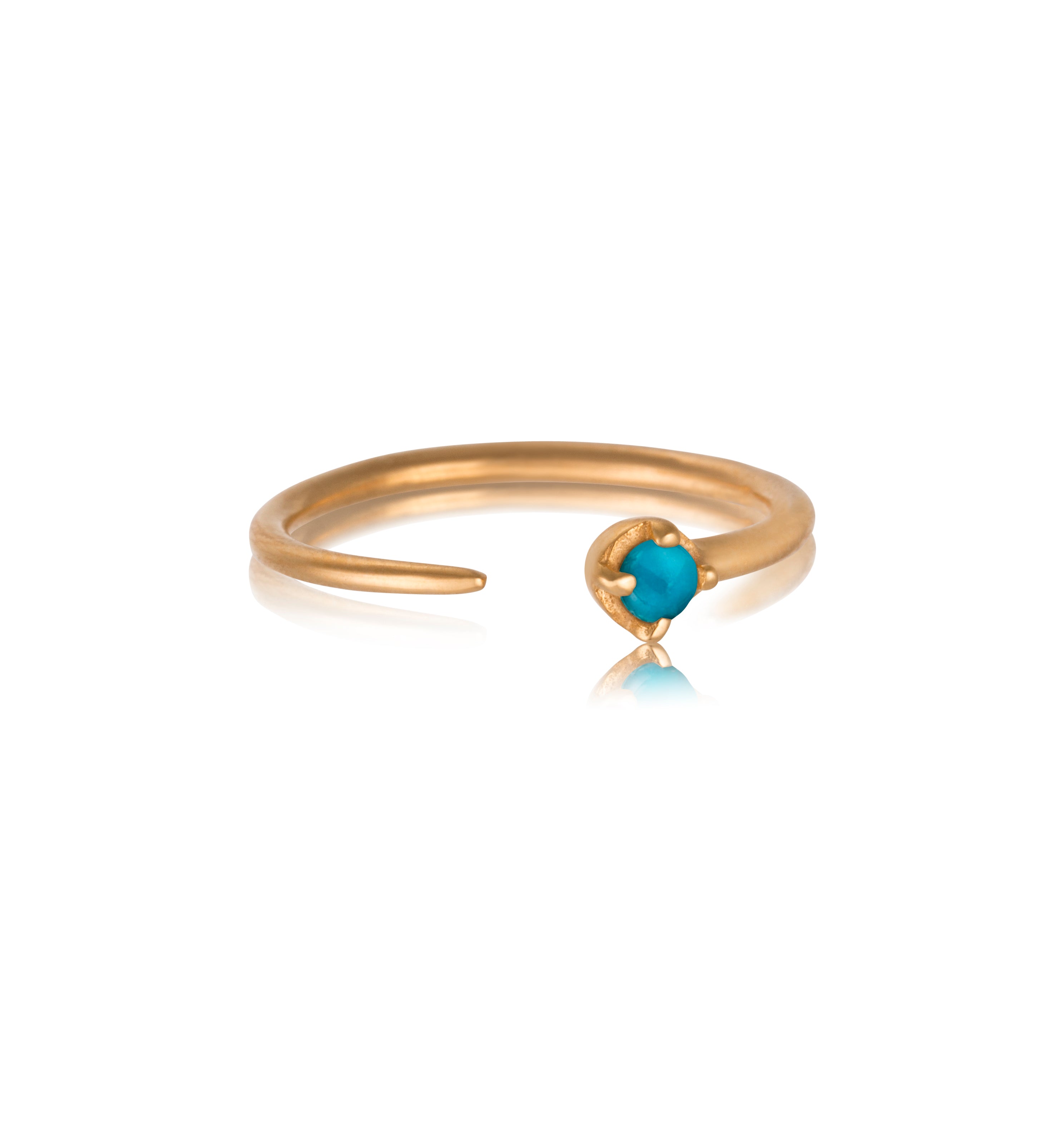 Winkie Ring, Turquoise, Gold